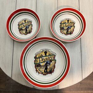 Vintage Buona San Remo Italia Pasta Service for 2
